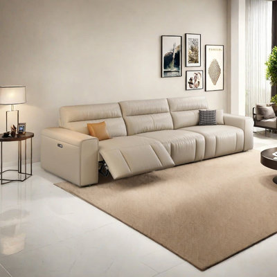 High-end light luxury style electric sofa