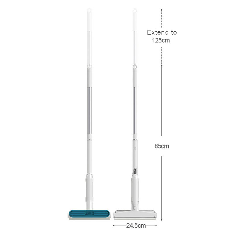 Water Spray Window Cleaning Squeegee with Retractable Handle Window Glass Door Scrubber Cleaner