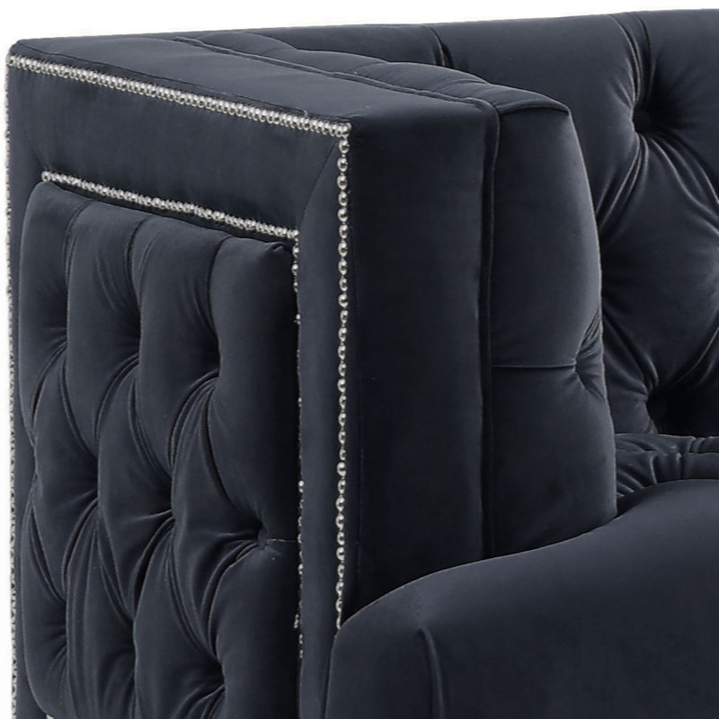 Causeuse en velours