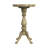 12" W End Table with Scalloped Tray Edge Top and Pedestal Base-108805674