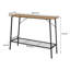 Console, table de canapé, table d'entrée avec tablettes de rangement à 2 niveaux pour le salon, la chambre à coucher, le balcon et le couloir-1293733151