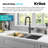 Urbix Industrial Pull-Down Single Handle Kitchen Faucet-73246114