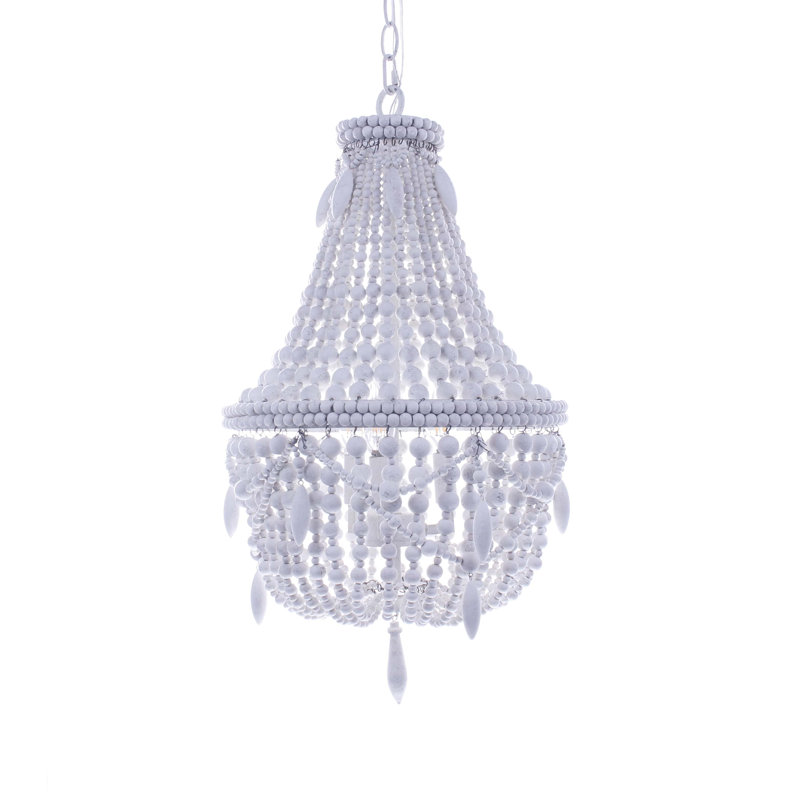 Lustre à plusieurs niveaux à trois lumières/états avec accents en fer forgé DeMontfort, H 24 po x l 14 po x p 24 po