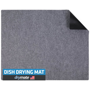 Frifoho Silicone Dish Drying Mat-Large Draining Mat, 22.83 X 18.11 Inches  Silicone Counter Top Mat, Easy To Drain And Clean Sink Mat, Hot Pad For  Pots And Pans Color Light Gray