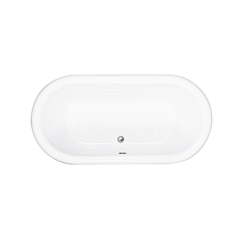 Andrea® 26 54" Air Bathtub - Matte, Drop In