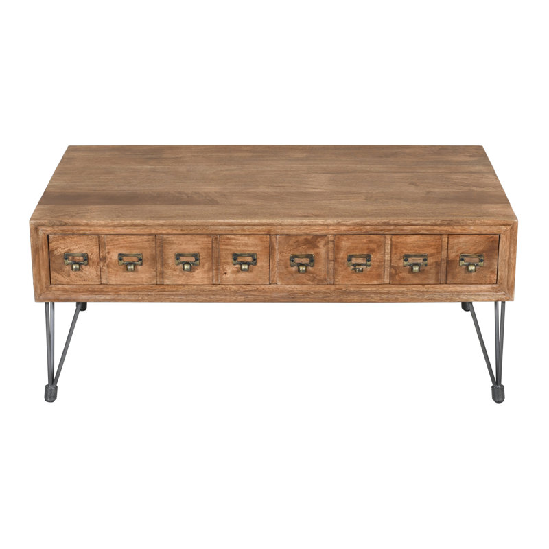 Katrein Solid Wood Top Coffee Table