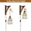 Ensemble de 2 appliques murales de style champêtre, lampe suspendue rustique en métal avec support en bois et interrupteur marche/arrêt, luminaire mural industriel pour chambre, salon, tête de lit ou couloir-1176350700