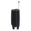 14 "/ 20" 2 pièces / ensemble dans un bagage à roulettes en ABS, avec serrure à combinaison et ouverture avant, étui à cosmétiques 14 "(noir)-130173821-130173822