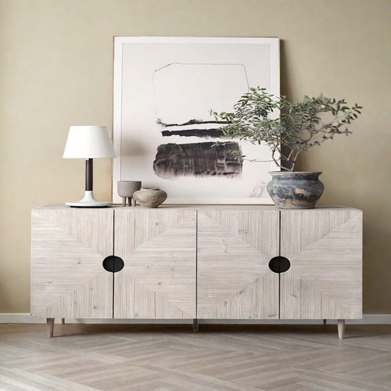 Buffet léger de luxe créatif, H 31,5 po x l 55,12 po x P 17,72 po