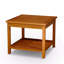 Table d'appoint à 2 tablettes