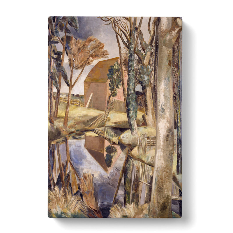 Oxenbridge Pond by - Wrapped Canvas Painting, 76cm H x 50cm W x 3cm D