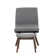 Chaise longue rembourrée avec repose-pieds Danity
