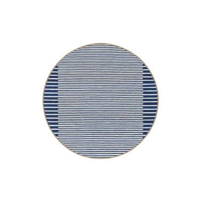 Blue Themed Striped Stripe Patterned Creative Modern Decorative Carpet