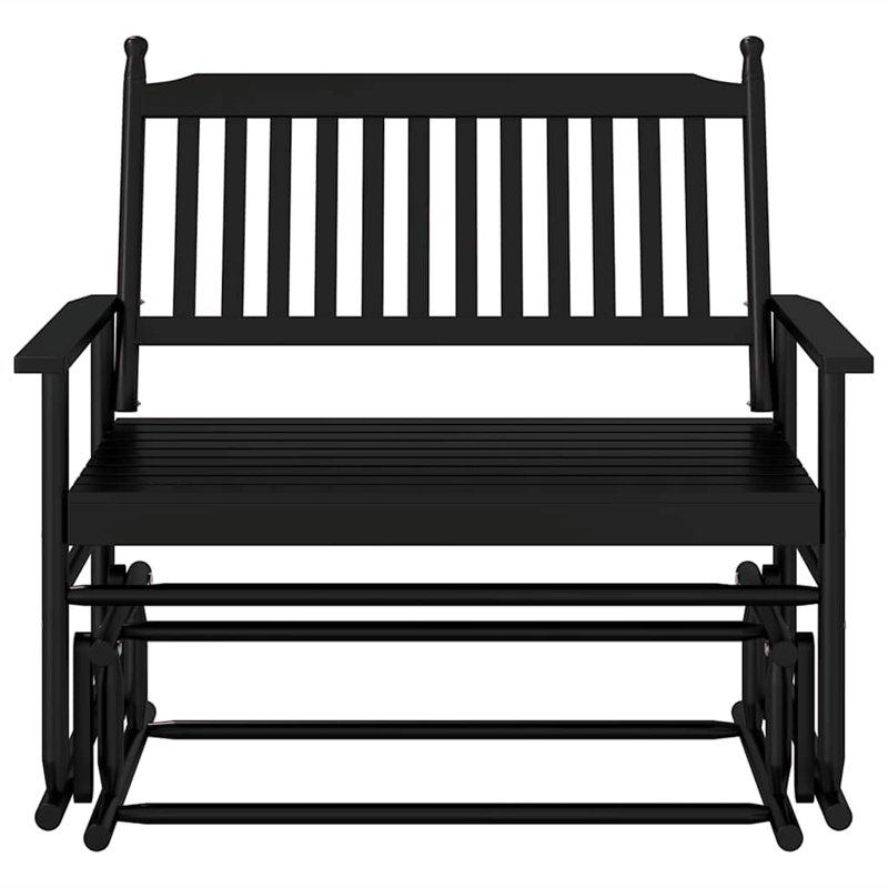Abhigna Outdoor Bench, Black