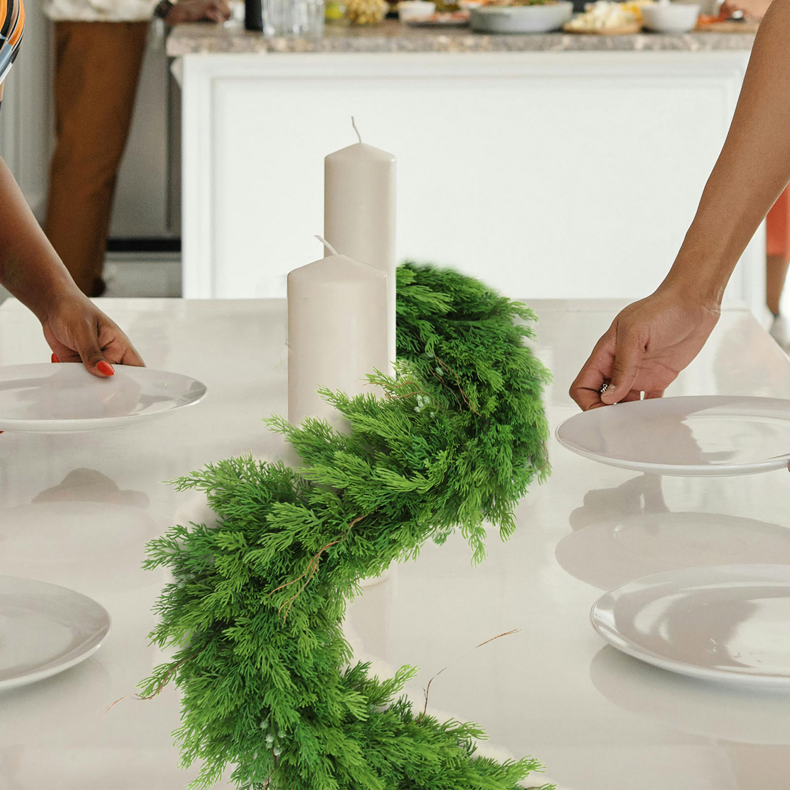 13" Juniper Christmas Garland