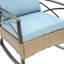 Ensemble de chaises berçantes 3 pièces-530554767