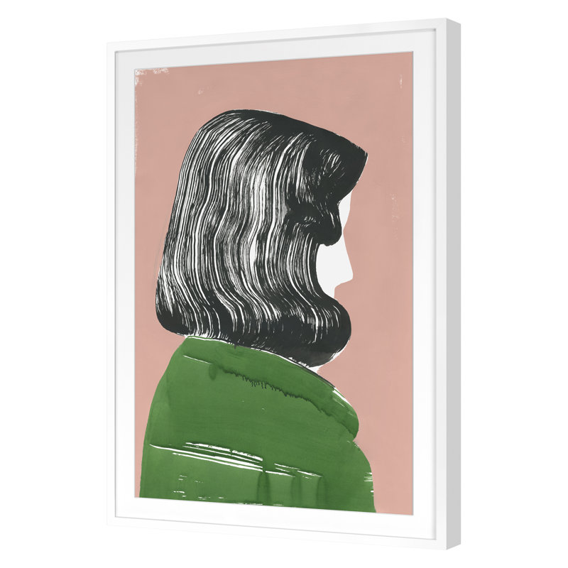 Willa Print by PC Ngo, 24" H x 16" W x 1.25" D, White