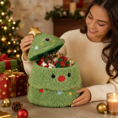 Décorations de Noël, sapins de Noël, boîtes-cadeaux et cadeaux festifs avec des surprises à l'intérieur