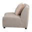 Upholstered Armless Chair Greige