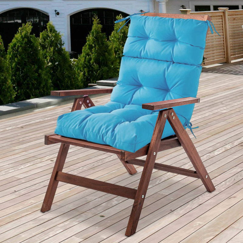 Coussin de chaise imperméable pour l'extérieur, Bleu