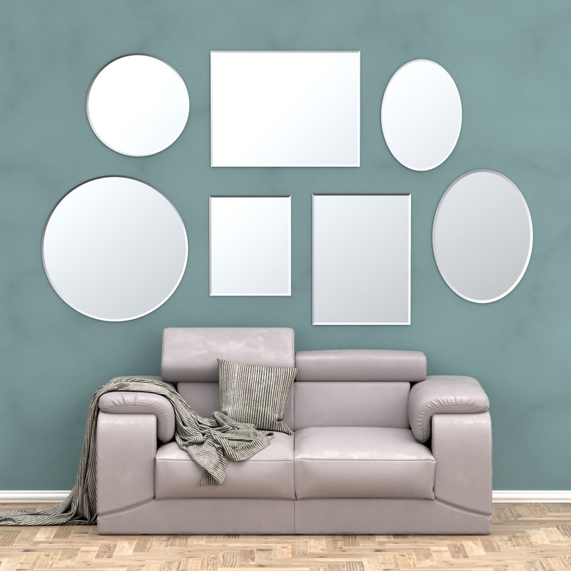 Miroir encastré et biseauté Mont paysage ou portrait, H 24 po x l 19,5 po