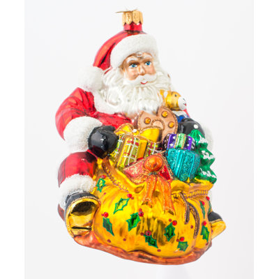 Ornement suspendu en forme de bonhomme cadeau