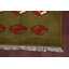 Tapis de zone en laine vert 3 pi 5 po x 4 pi 11 po one-of-kind-noué la main gabbeh Harviell