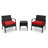 Holmsten 2 - Person Patio Conversation Set with Cushions-2089344098