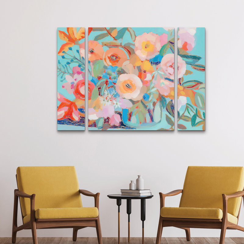 Ensemble de 3 panneaux d'art mural - Suzanne Allard 
