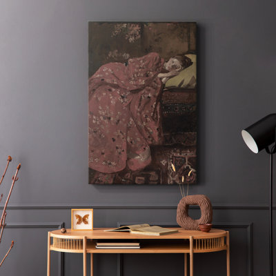 Vintage Portrait Print LXXX -Gallery Wrapped Cavas