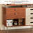 Modern Simple 2-Tone Wood Sideboard