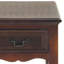 Table d'appoint latérale à 1 tiroir en bois brun Markley, 16 po x 16 po x 29 po-1373584900