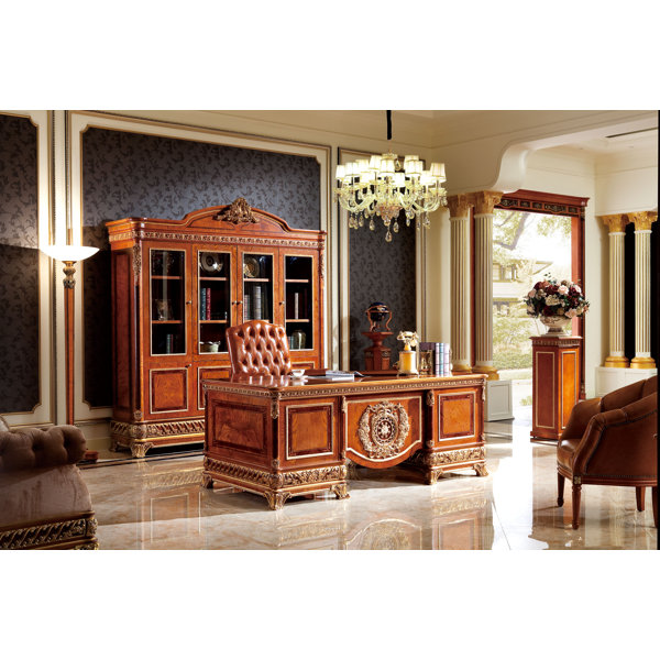 https://assets.wfcdn.com/im/70175789/resize-h600-w600%5Ecompr-r85/8244/82442994/3+Piece+Solid+Wood+Rectangular+Executive+Desk+Office+Set+with+Chair+and+Bookcase.jpg