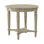 Avarey Traditional 24"Dia Round 1-Shelf End Table with Scalloped Top