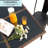 Fransje Square Metal Outdoor Dining Table , 42.8'' in. W 42.8'' in. D