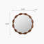 Miroir rond en bois naturel 32,28 /