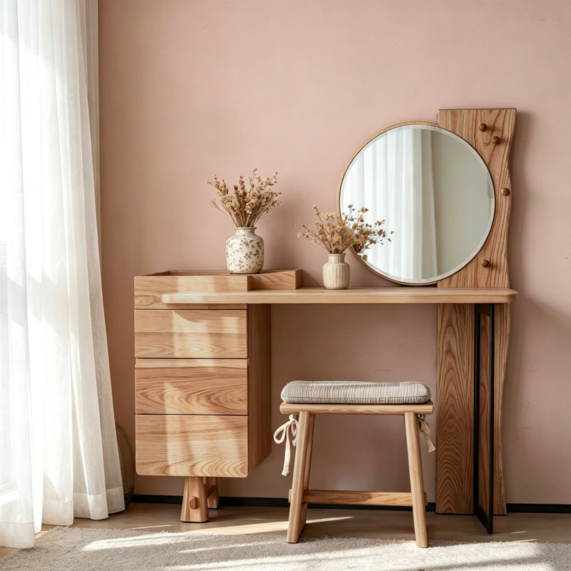Coiffeuse à rangement de style italien