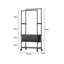 Capressa 111.76cm Rolling Clothing Rack
