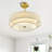 Maskell 4-Light Fabric Semi Flush Mount Ceiling Light Chandelier-1559700115