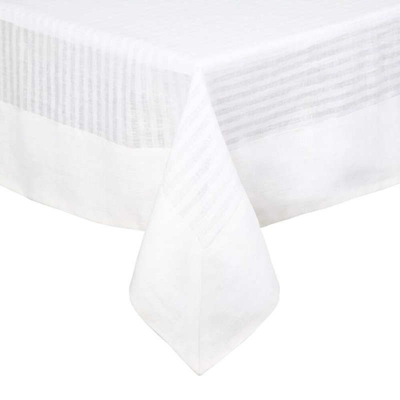 Greenwich Tablecloth, Beige, 60" Square