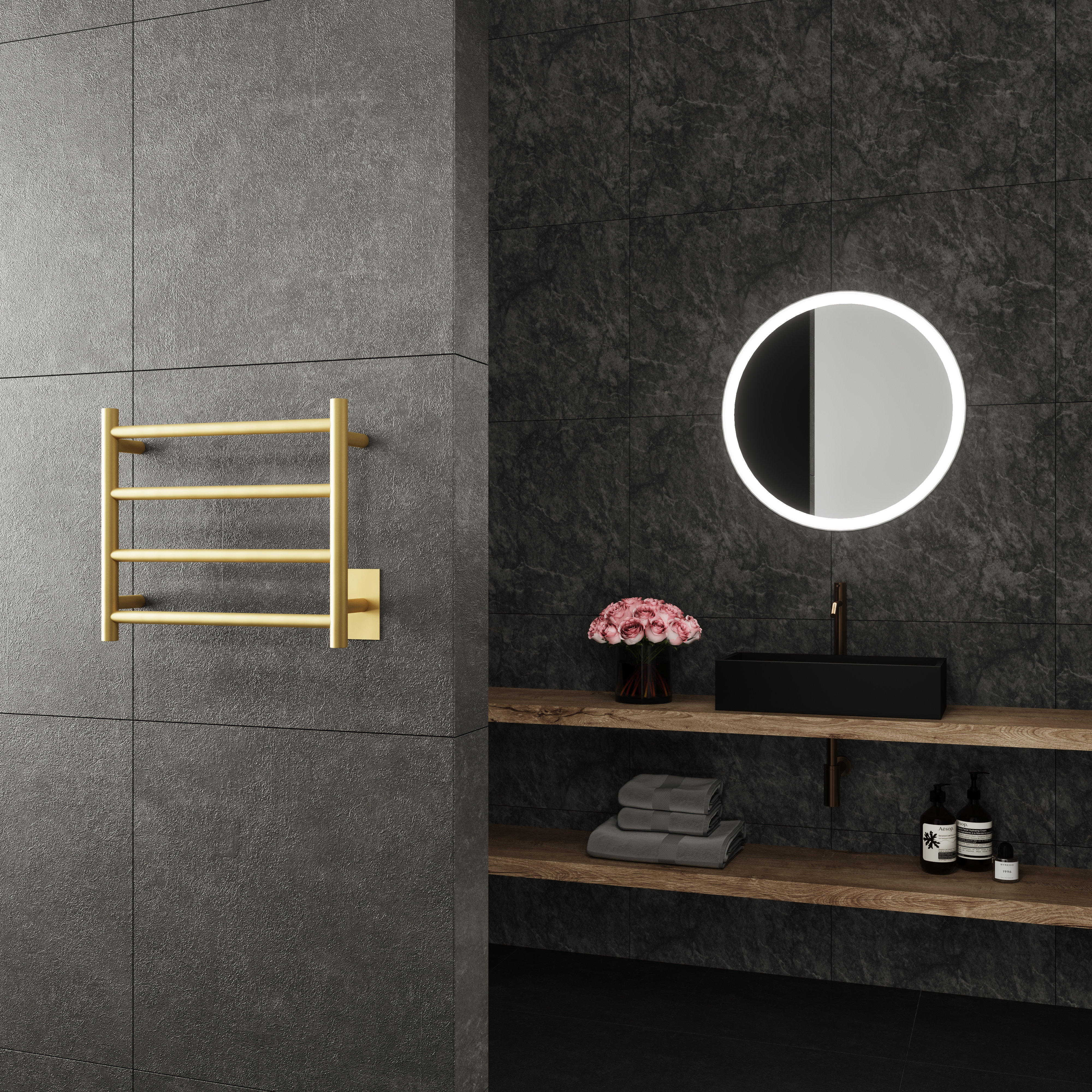 Cozy in Paris Straight Towel Rail Electric Towel Warmer u0026 Reviews - Wayfair  Canada