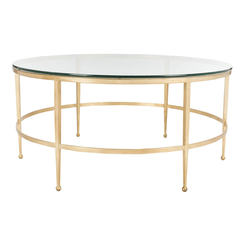 Edmund Cocktail Table, Antique Gold Gilt