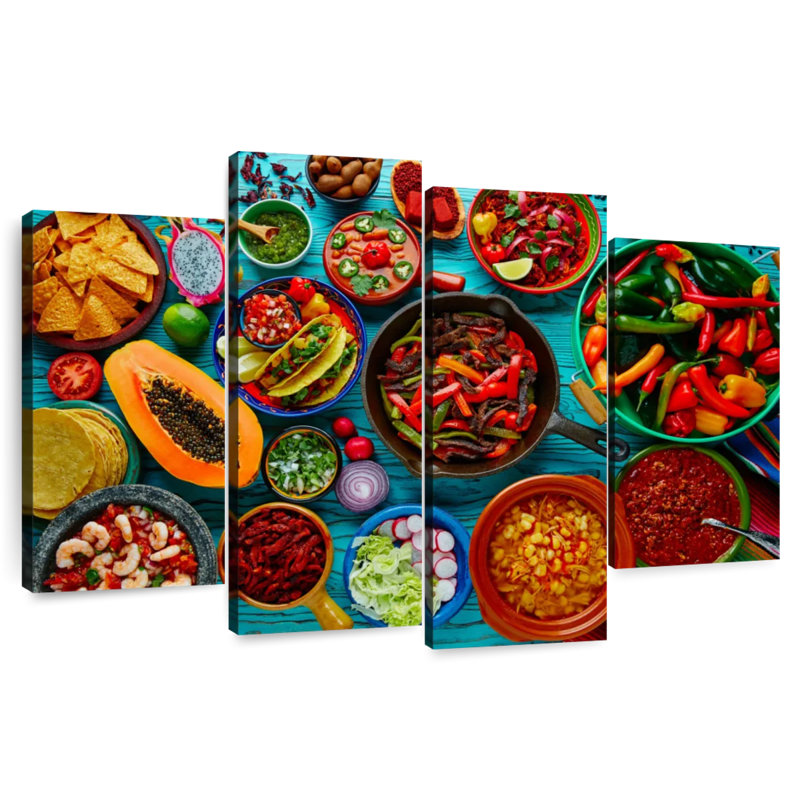 Yarlin Mexican Food Mix, 54" H x 84" W