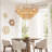 20" Modern 4-Layer Woven Hemp Rope Chandelier