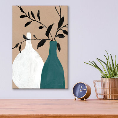 «Slender Stems 2 Blue» par Danhui Nai, art mural en verre acrylique