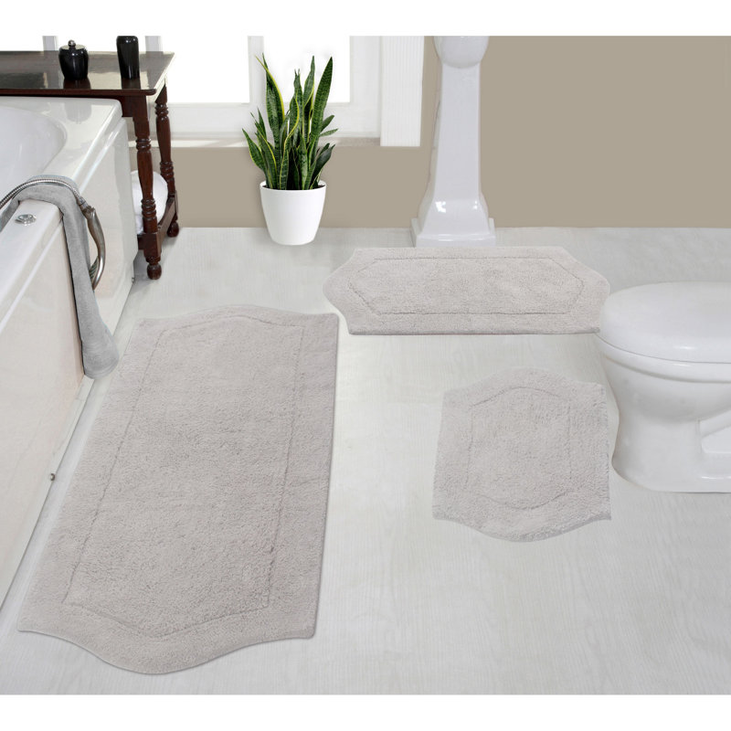 Morissette bathroom rug, Gris clair