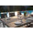 Elementi Home Seine 95" Rectangular Space Grey Concrete Dining Table for Indoor and Outdoor Use