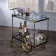 Cyrus Rectangular Bar Cart with Compartments