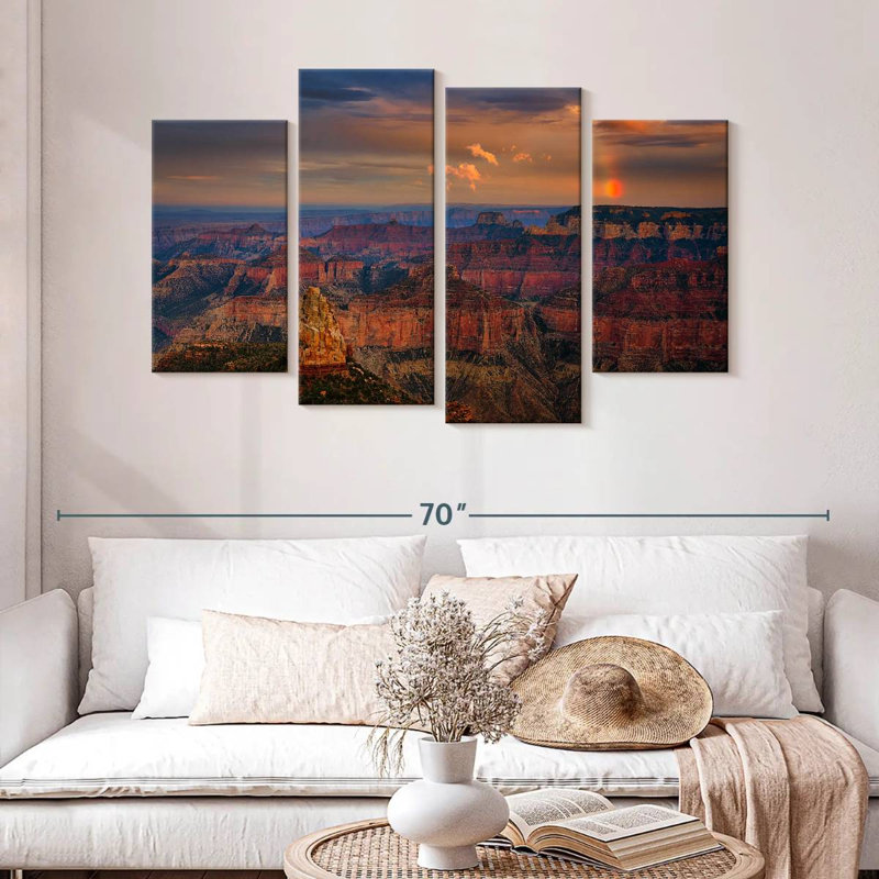 Alvord Point Imperial Grand Canyon, H 32 po x l 52 po