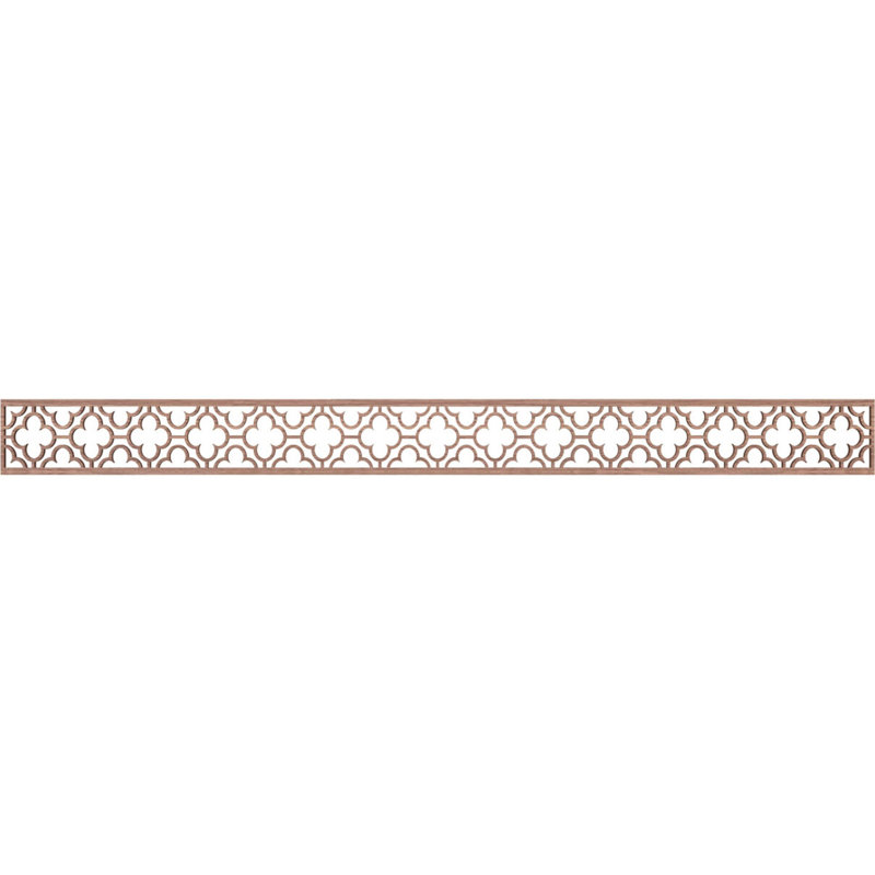 Moulure de Chicago, Noyer, H 4 po x l 46,375 po x P 0,25 po